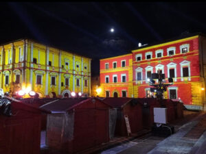 Proyectores para proyecciones navideñas 19 proyección mapeada